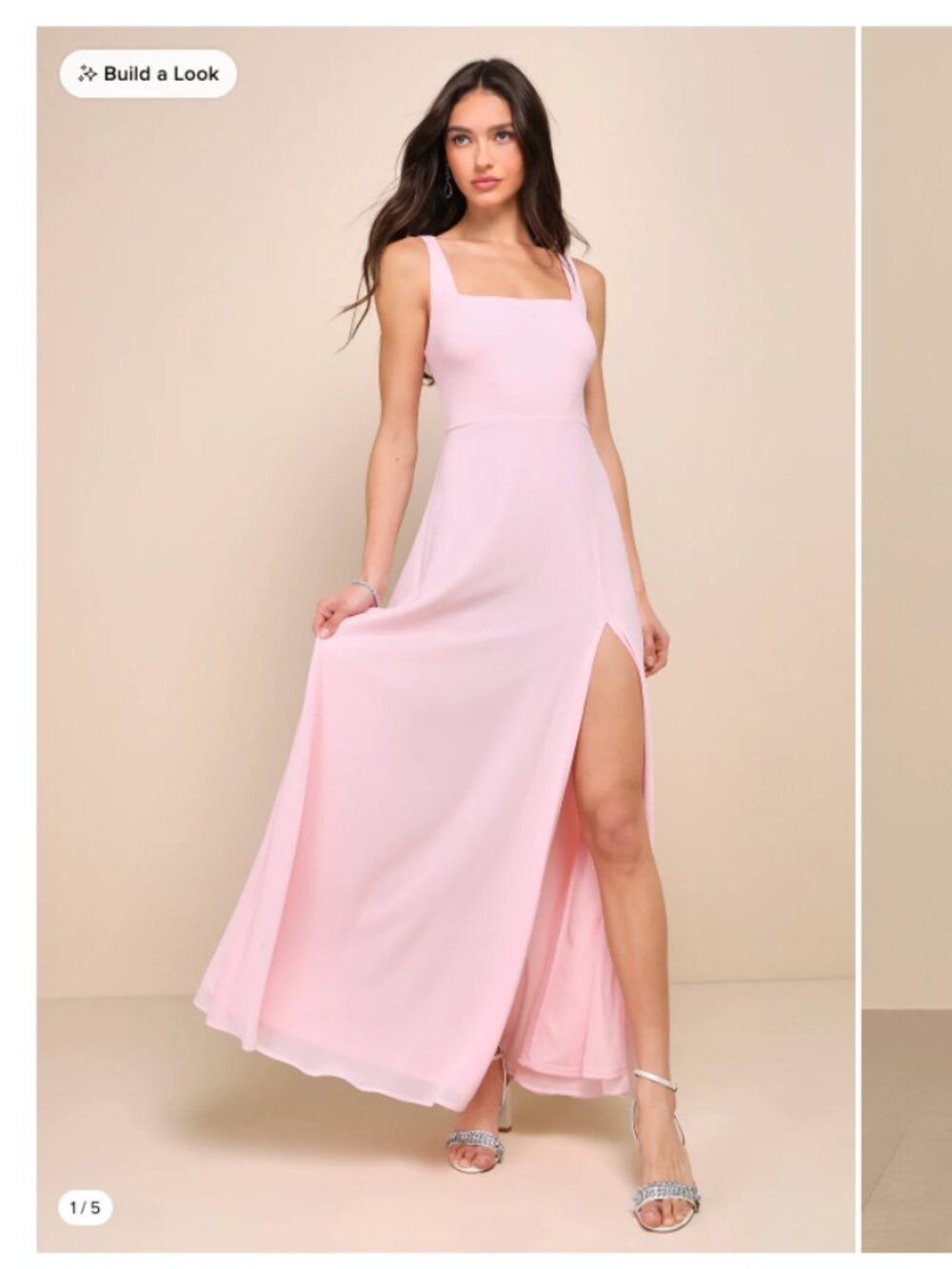 Never Worn Lulu's Dress size Small in Light Pink
